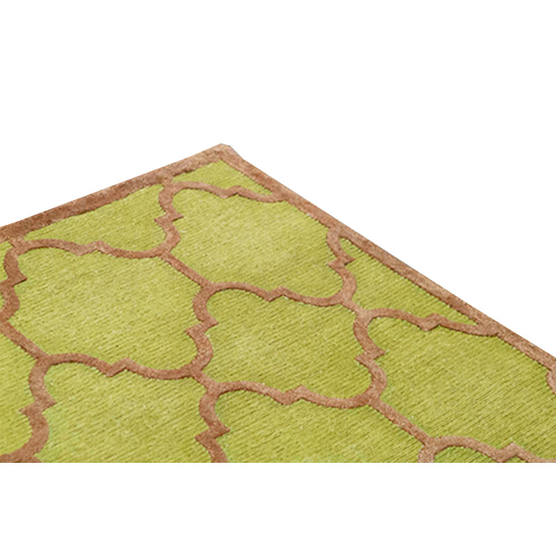 Himalayan Cotton Geometric Area Rug in Yellow