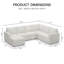 Ensemble de canapé modulaire en L avec grand espace de rangement-330240923
