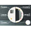 Huldar Glass Flat Wall Mirror