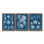 Ensemble de 2 peintures murales sur toile d'Alphonse, Afrique dans les tons de bleu-1308183548-1308183549