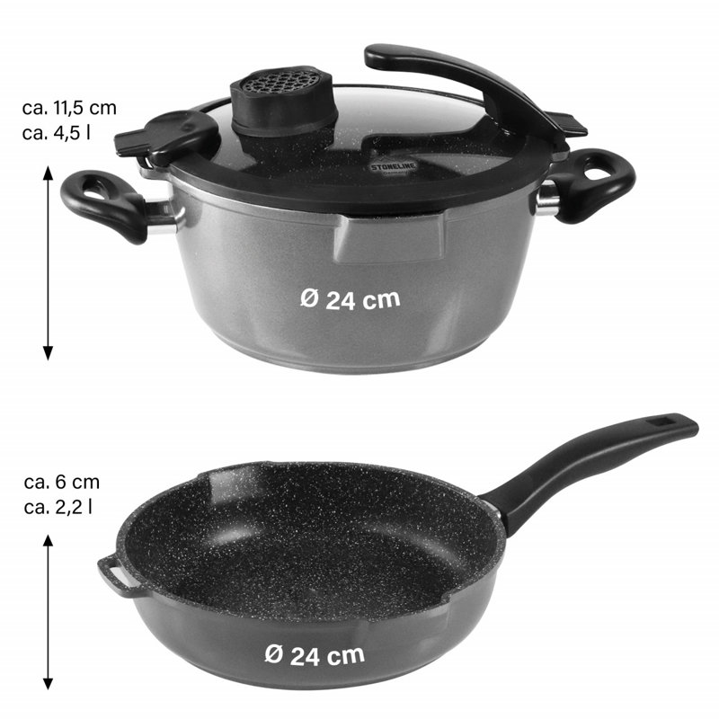 4 - Piece Non-Stick Cookware Set