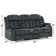 Oxier 84'' Wide Microsuede Manual Reclining Sofa, 3-Seater Recliner Couch with Skin-Friendly Upholstery