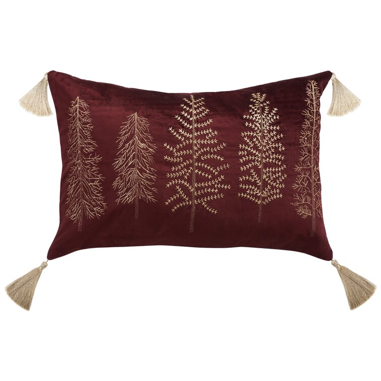 Decorative Pillows For Couch Burgundy/Blue/Brown Polyester (Pillow