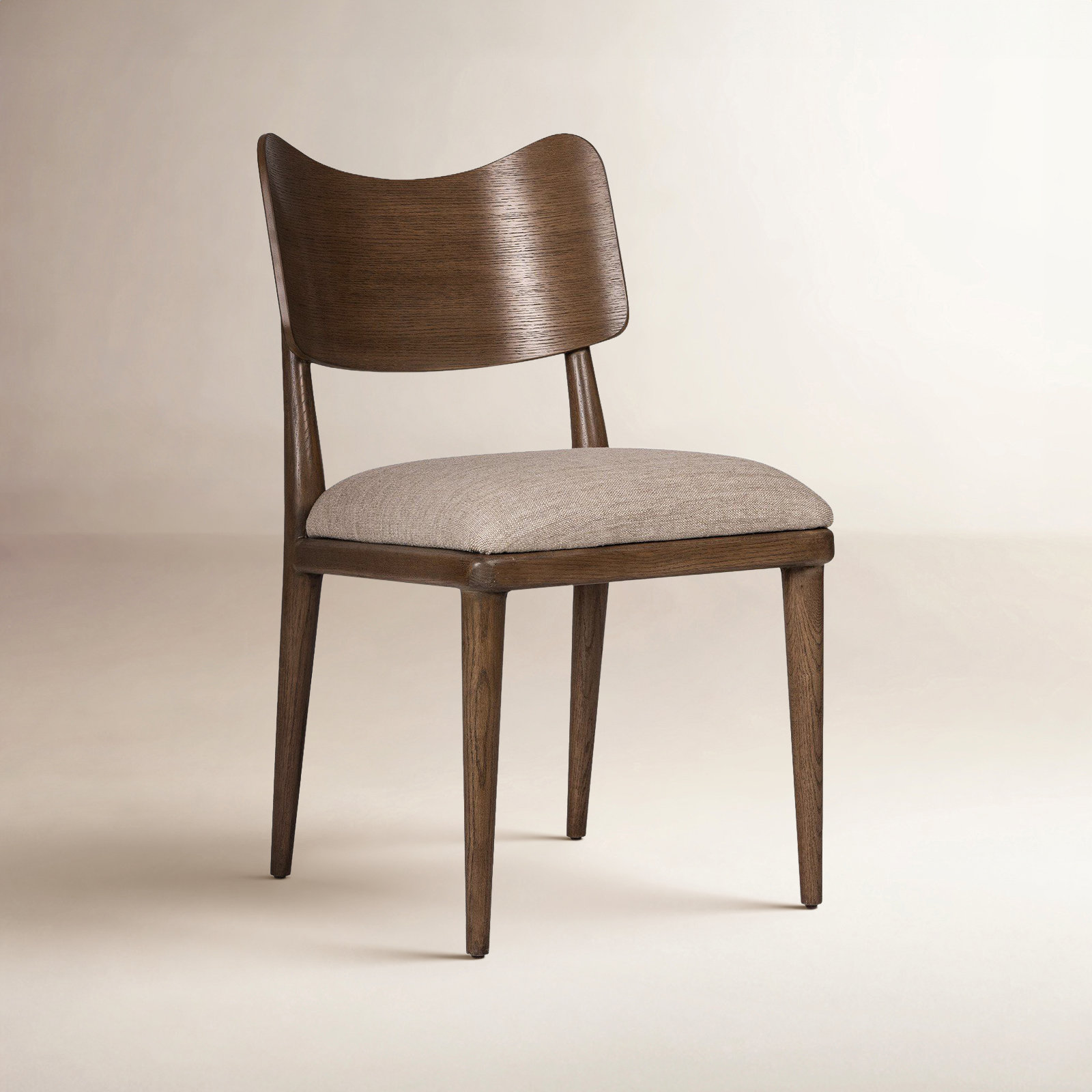 Haus Oak Dining Chair, Beige
