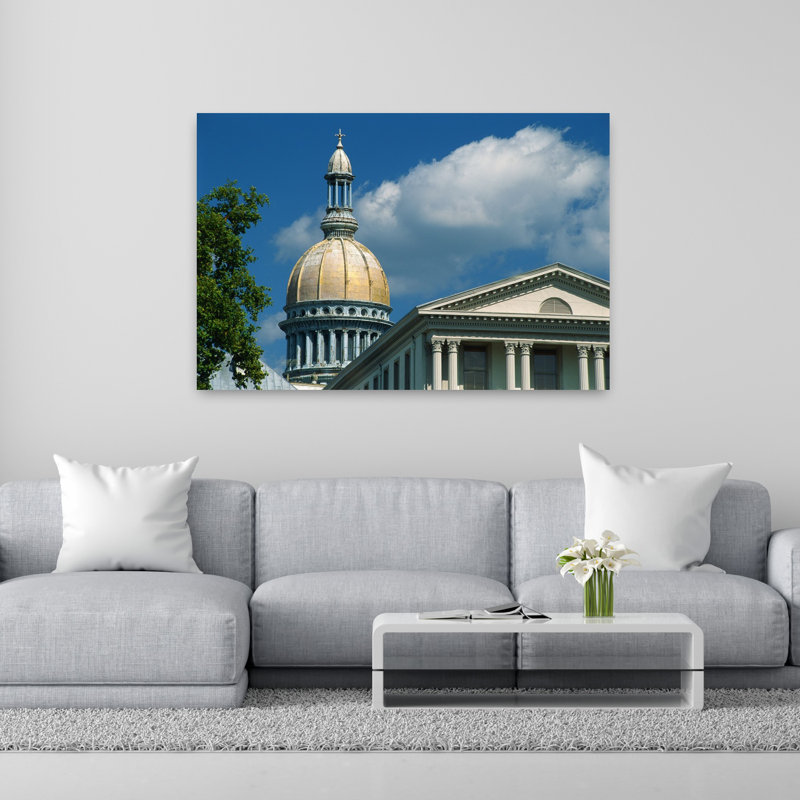 New Jersey State Capitol Trenton, New Jersey, architecture contemporaine, art de paysage, H 40 po x l 60 po