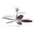 5 - Blade 42Inch Propeller Ceiling Fan with Remote Control and Light Kit Included-829576648