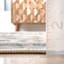 Tapis beige à motif géométrique Screven-1198513742