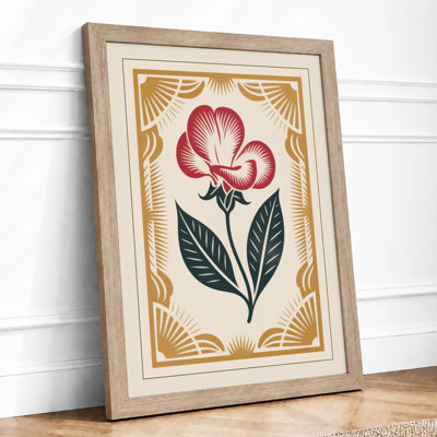 Framed Study Botanical - Framed Print