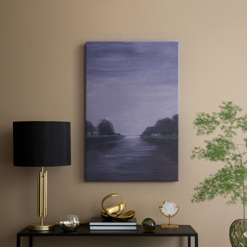 Amethyst Moonlight II -Custom Wrapped Gallery Cavas