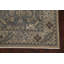 Tapis oriental en laine brun clair / bleu