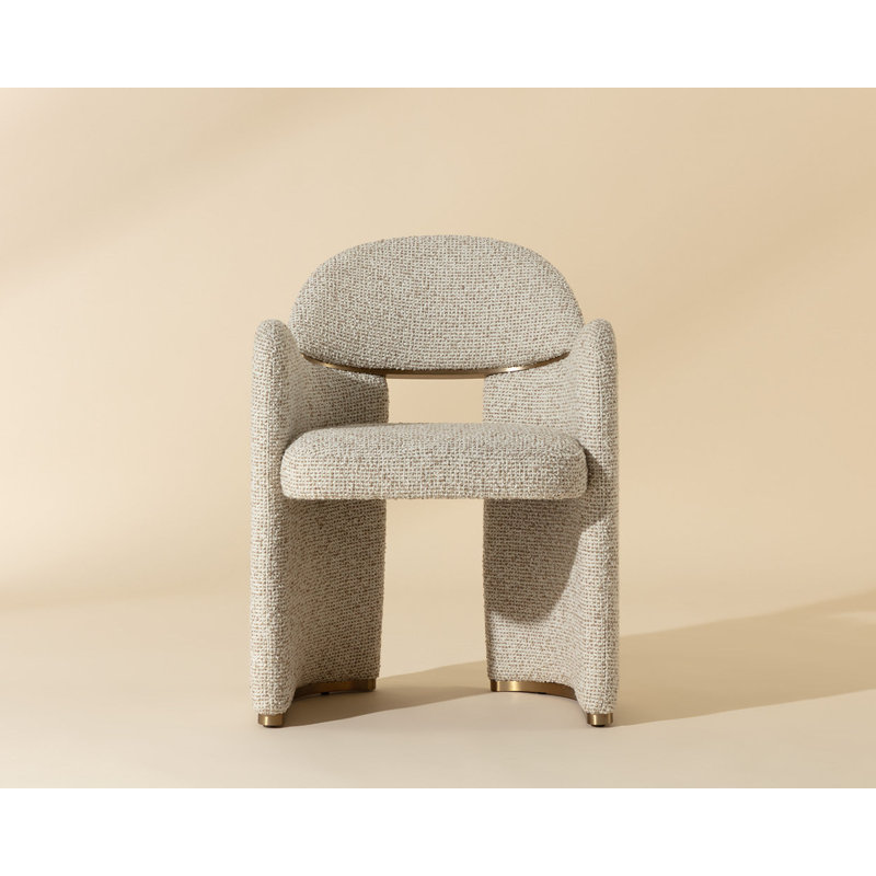 Snowden Upholstered Arm Chair, Noah Ecru