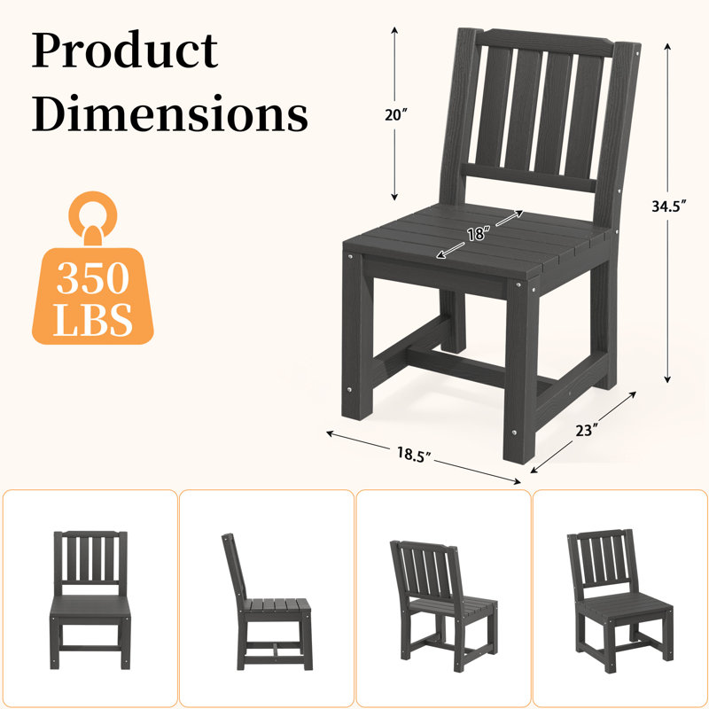 Fauteuil de salle à manger de patio, Gris