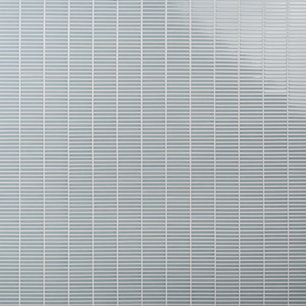 Monogram Stacked 11.19 In. X 11.9 In. Glossy Porcelain Mosaic Floor And Wall Tile (0.92 Sq. Ft. / Each)