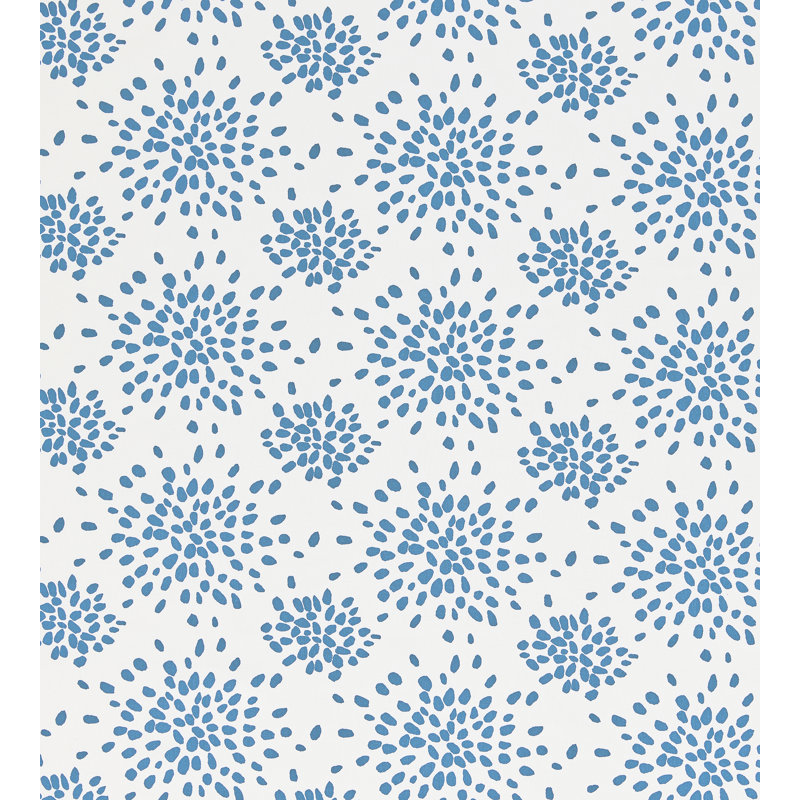 IMPRIMÉ COTON Feux d'artifice, Delphinium