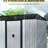8Ft X 6Ft Metal Outdoor Storage Shed With Transparent Panel - For Garden, Lawn Weather Resistance-123403548-123403556