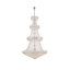 Lustre en chrome 48 lumières Elegant Lighting Primo-23029545-23029548