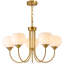 Luminaires suspendus 5 lumières Mid-Century Modern-503310021-470617349-475469384