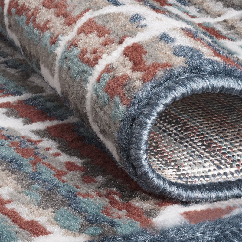 Geometric Indoor Rug, 60" W x 84" L
