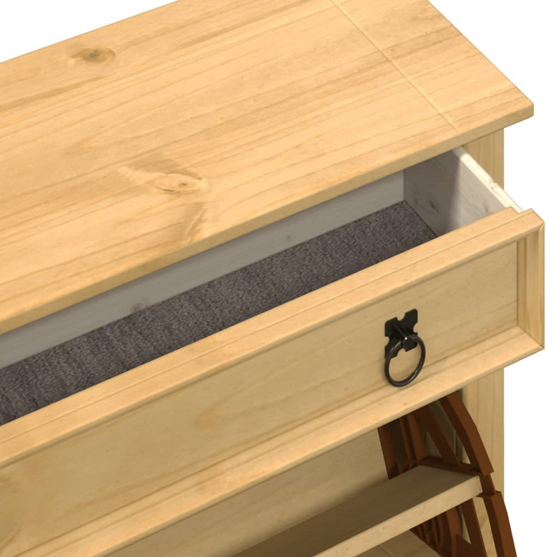 24 Pair Solid Wood Shoe Storage Cabinet