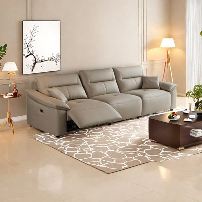 High-end light luxury style electric sofa