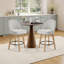 Upholstered Velvet Bar Stool