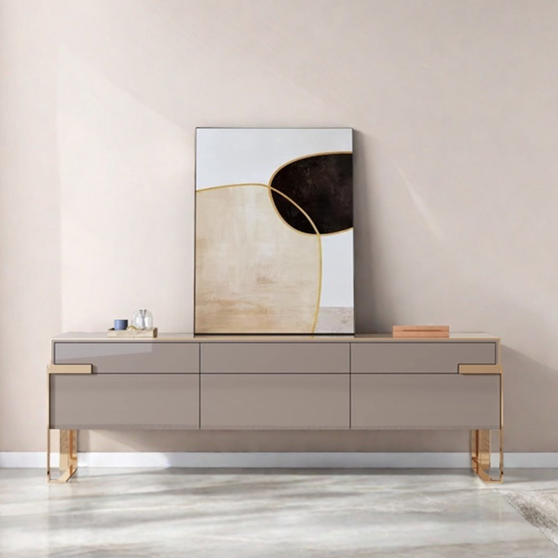 Meuble télé simple et léger, 78.74"