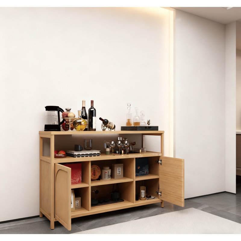 Buffet en bambou, naturel