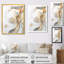 «Whirling River Dynamics Gold and White III - Abstract Spirals», art mural-485626594-485626592