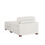 Chaise longue modulaire rembourrée en velours côtelé beige avec accoudoirs et coussins décoratifs-1679671580-1679671554