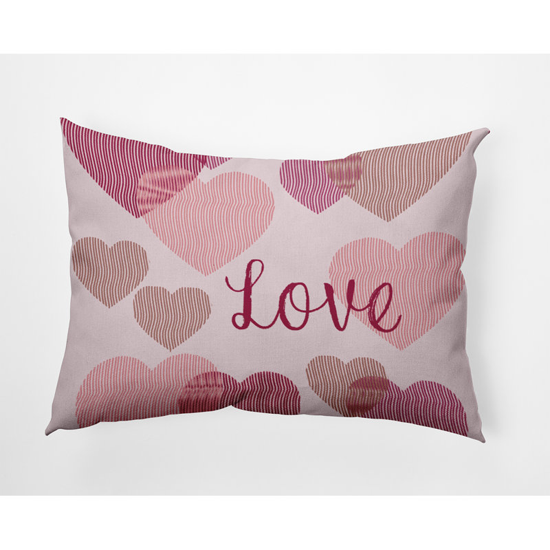 Reversible Throw Pillow, 14"H x 20"W, Rectangular