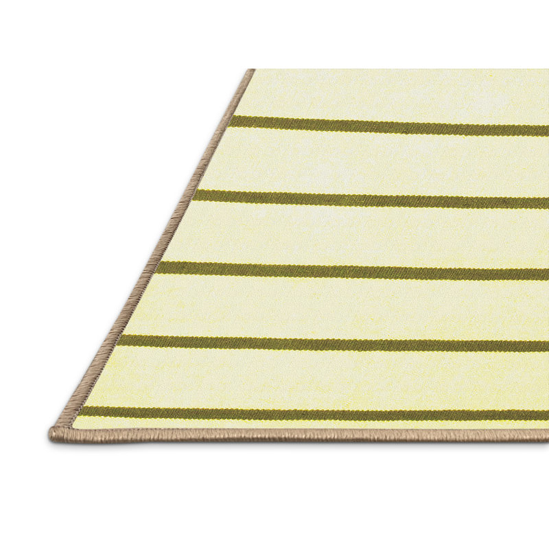 Performance Striped Indoor Rug, Rectangle 3' x 5'