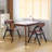 Upholstered Padded Stackable Folding Chair-833301002