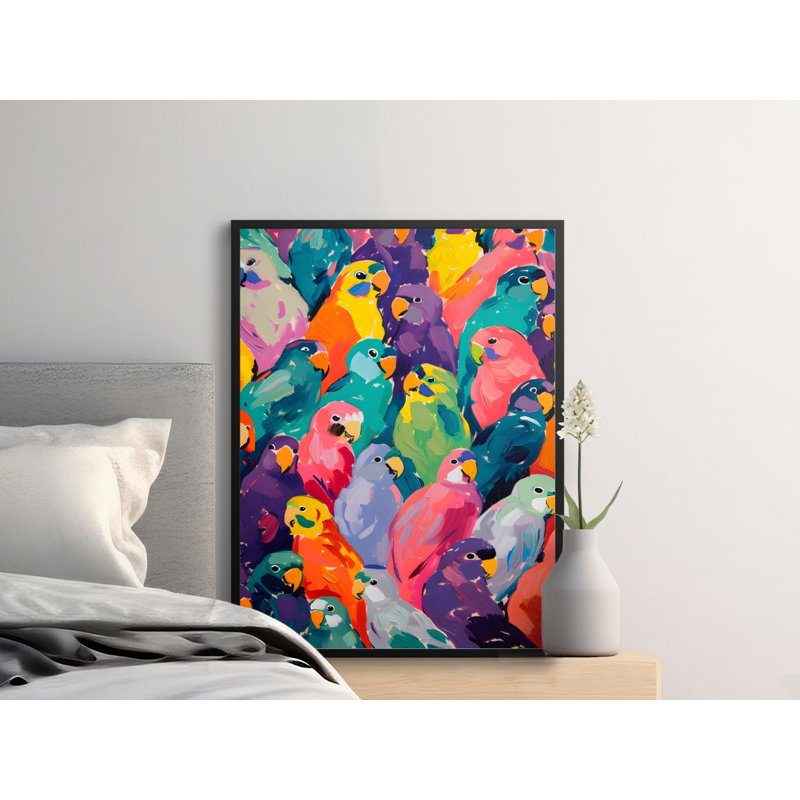 Nia 1 Piece Floater Frame Wall Art, 9x11