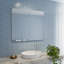 Two Door MDF Square Shape Medicine Cabinet
