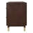 Pari Nightstand/Side Table 2 Drawers, Dark Walnut