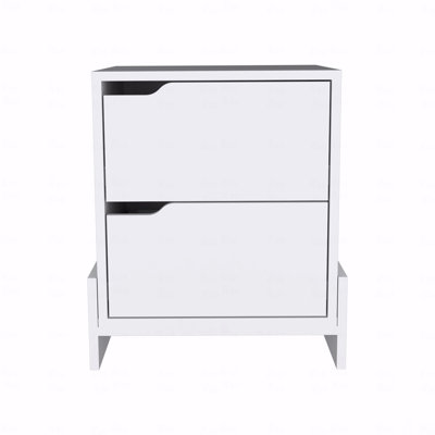 Nightstand, Bedside Table With 2-Drawers