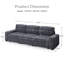 Canapé d'appoint 3 places Bekey-1055550026
