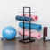 Rosamay 4-Tier Home Gym Yoga Mat Rack