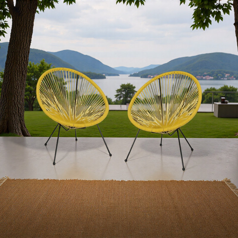 Chair (Set of 2), Yellow