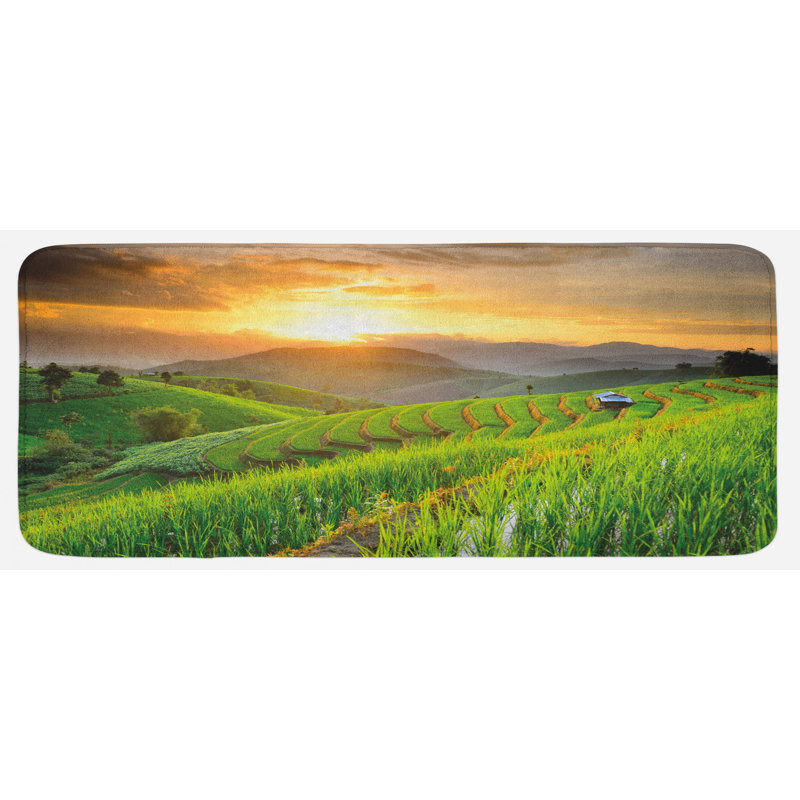 Tapis de cuisine country