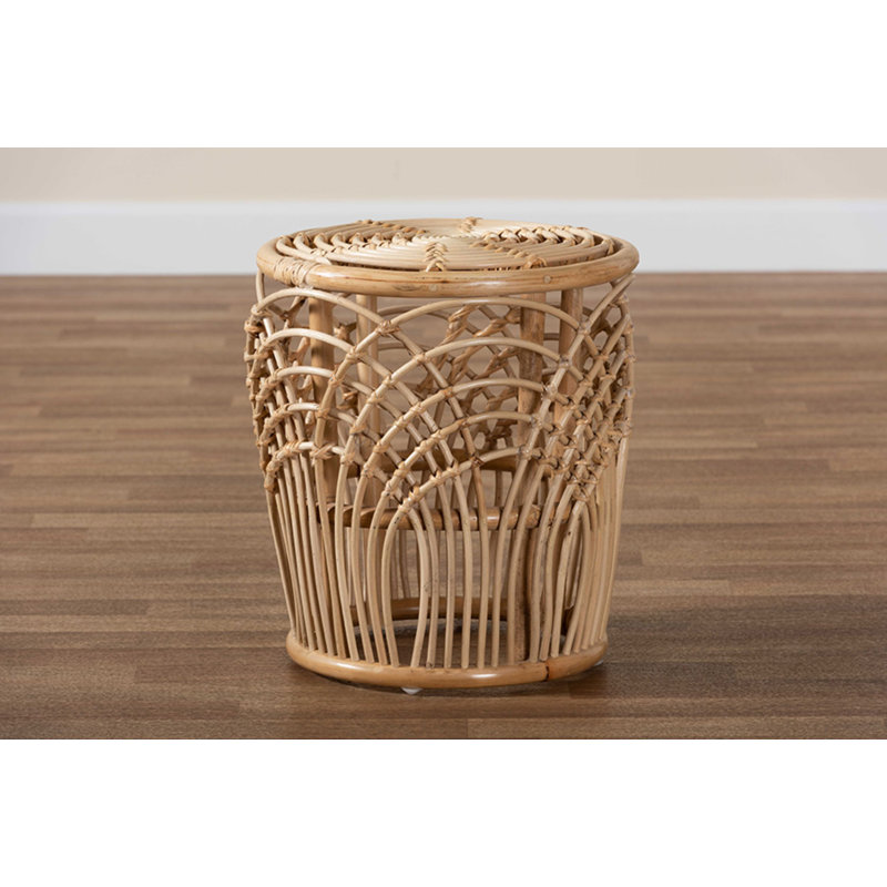 Celene 17.3'' Rattan Tall Frame End Table