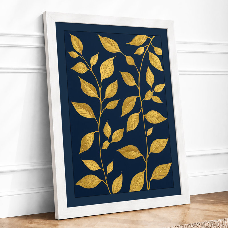 Gilded Botanica Botanical - Print, A4 - 29.7 x 21.0 cm, White