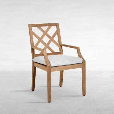 Haley Patio Dining Armchair with Cushions