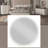 Carena Gray Round Mirror