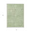 Tapis intérieur / extérieur lavable et articulé 8 pi x 10 pi vert et ivoire
