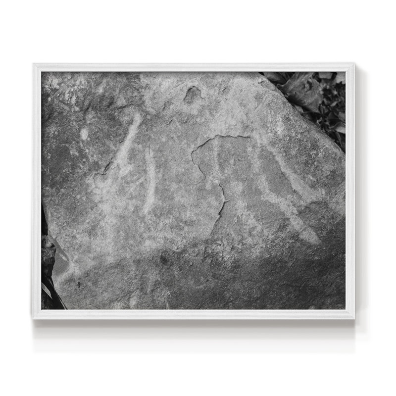 Found Textures XVII -Framed Print - Restickable