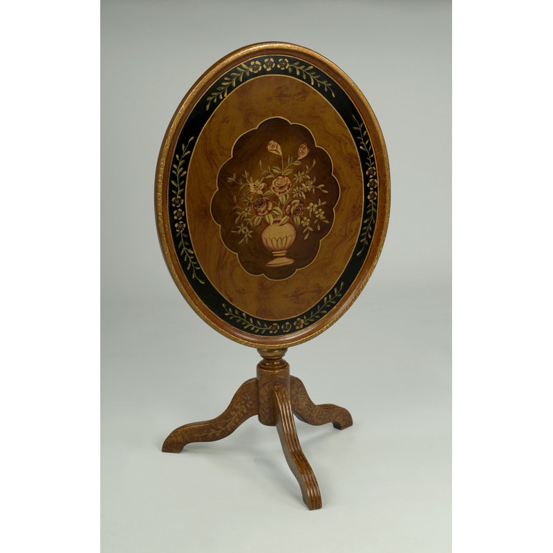 Solid Wood Top End Table