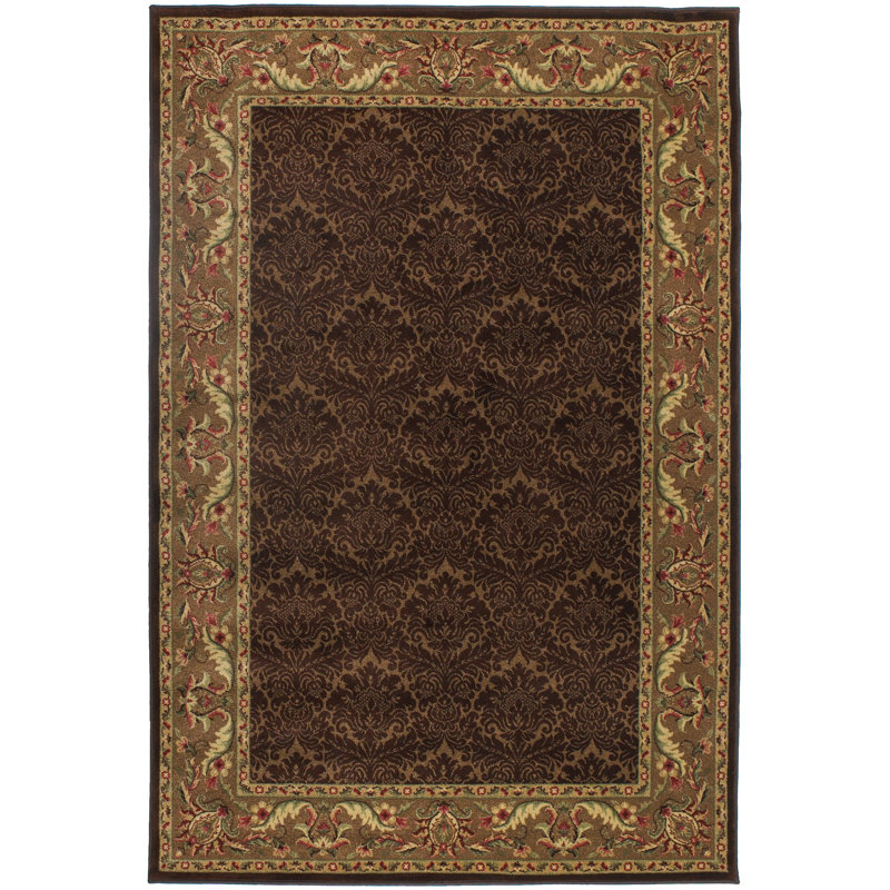 Tapis d'intérieur brun clair en polypropylène Trayner, 5 pi 2 po x 7 pi 7 po