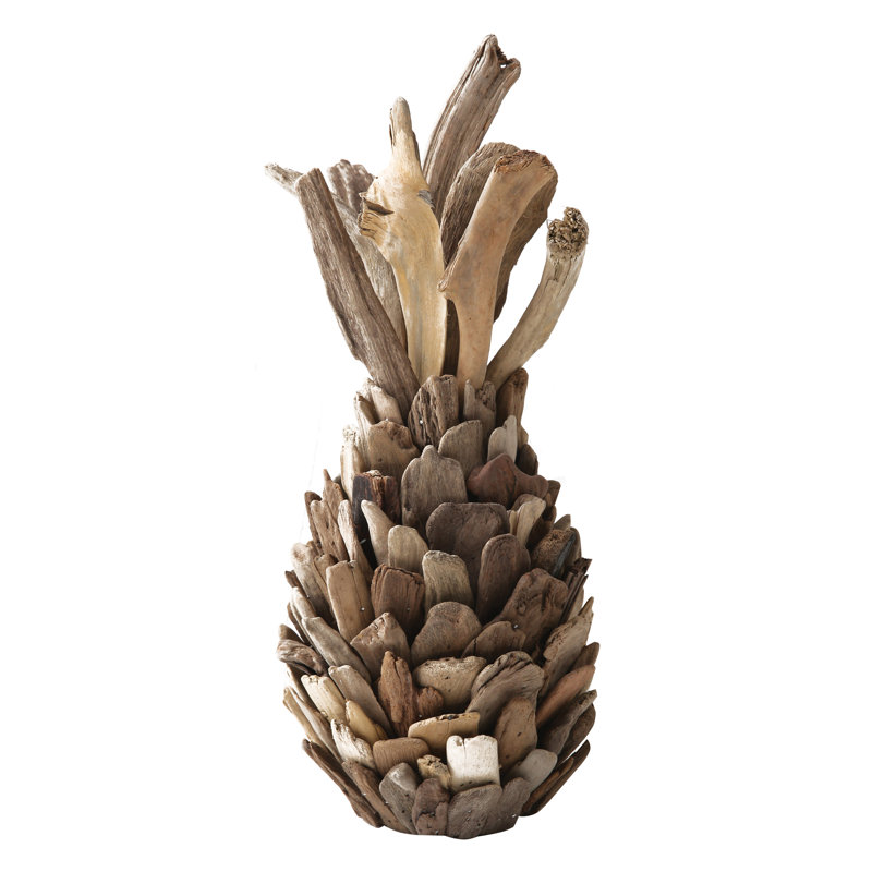 Decorative Driftwood Pineapple Figurine