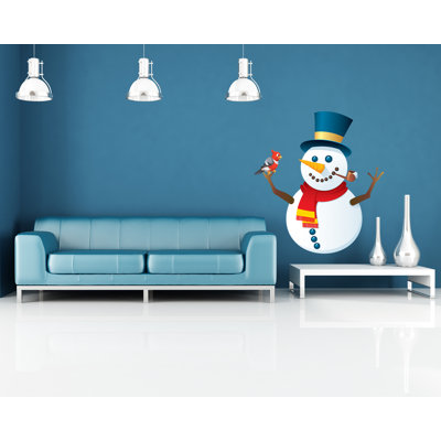 Adhésif décoratif «Construis ton propre bonhomme de neige»